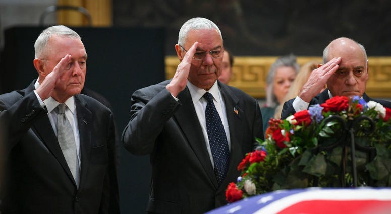 PHOTOS: President George H.W. Bush lies in state at U.S.Capitol
